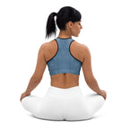 Patriotic Denim Sports Bra