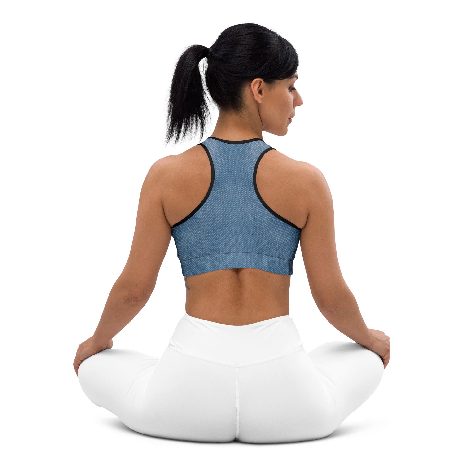 Patriotic Denim Sports Bra