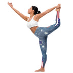 Patriotic Denim Yoga Leggings