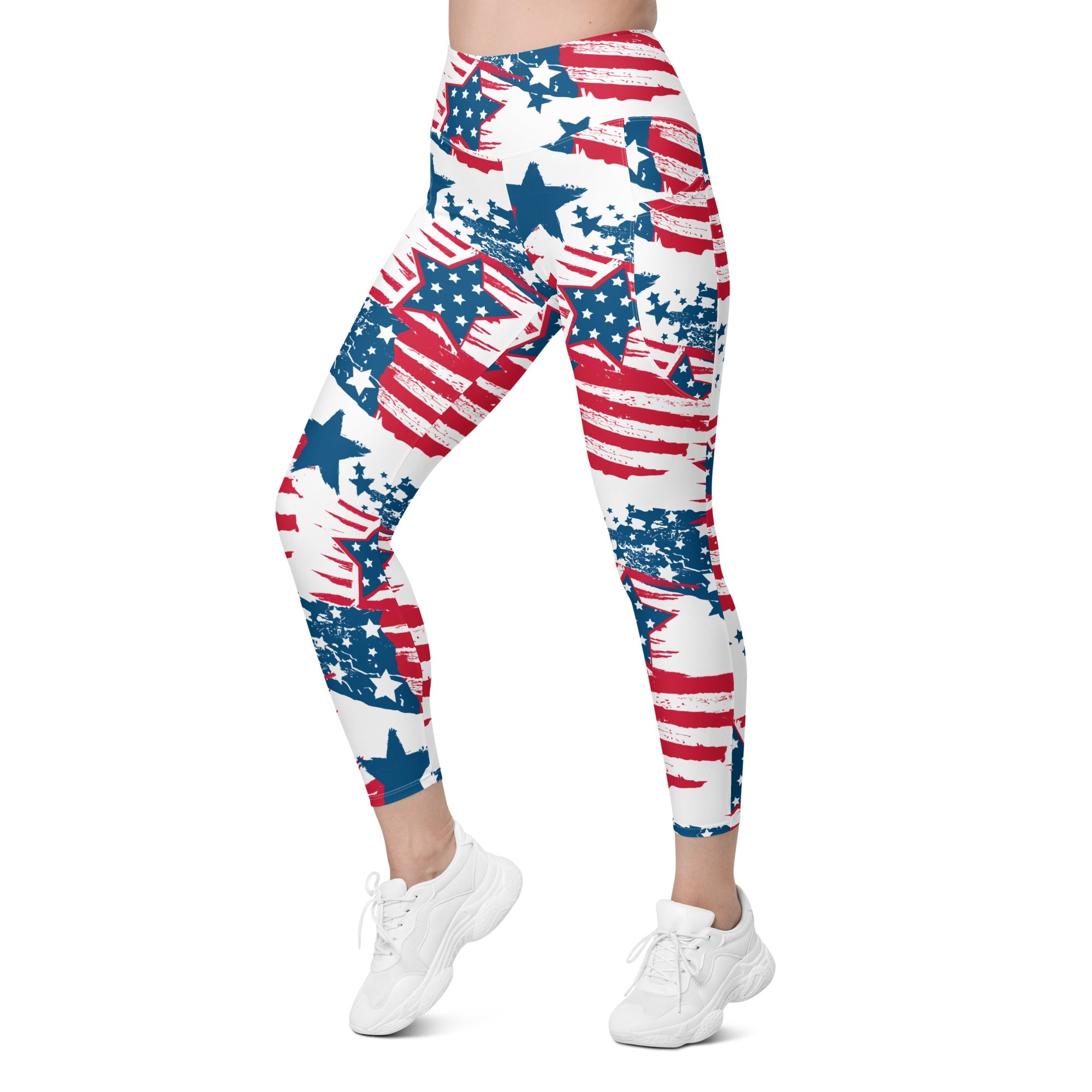Patriotic Pride Leggings With Pockets