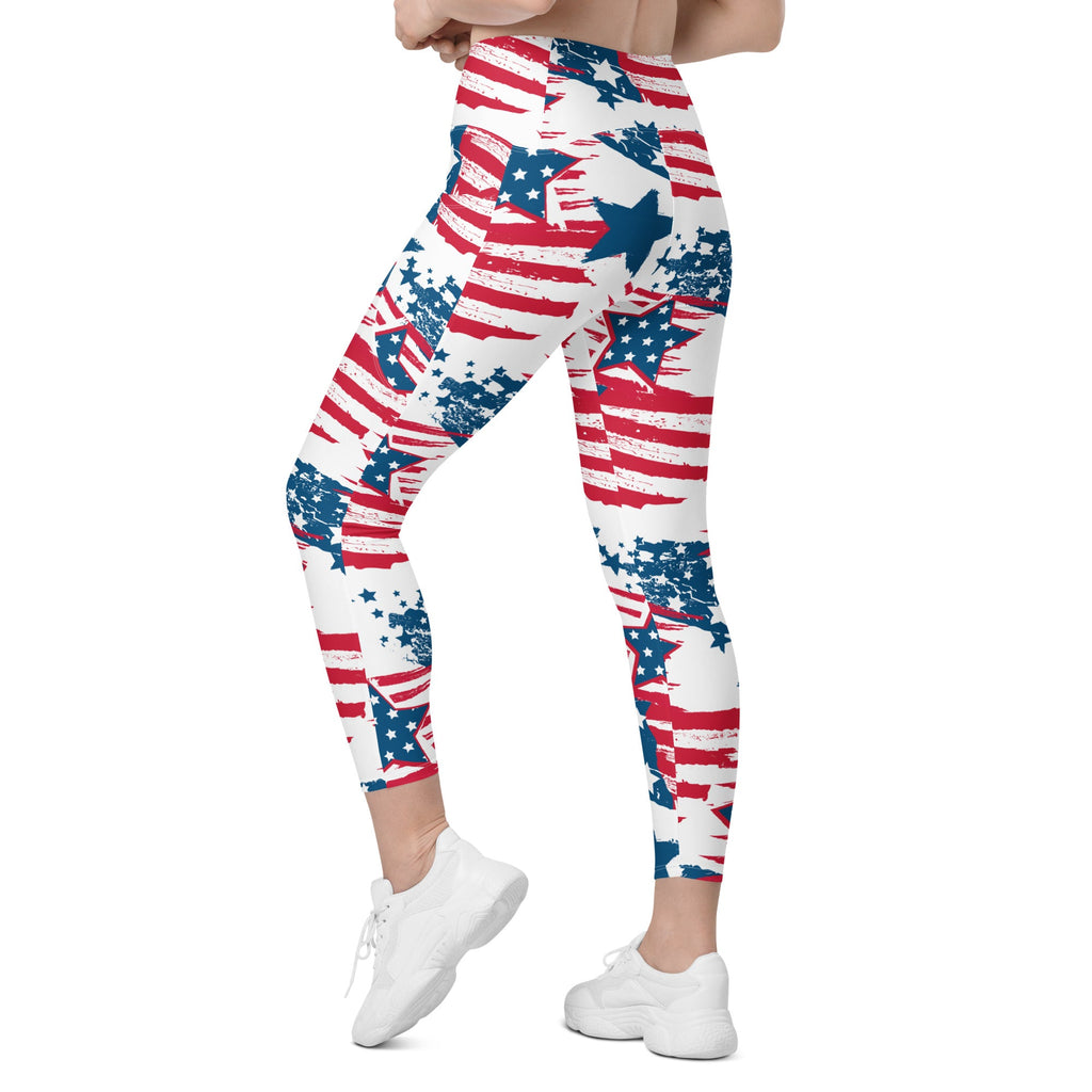 Patriotic Pride Leggings With Pockets