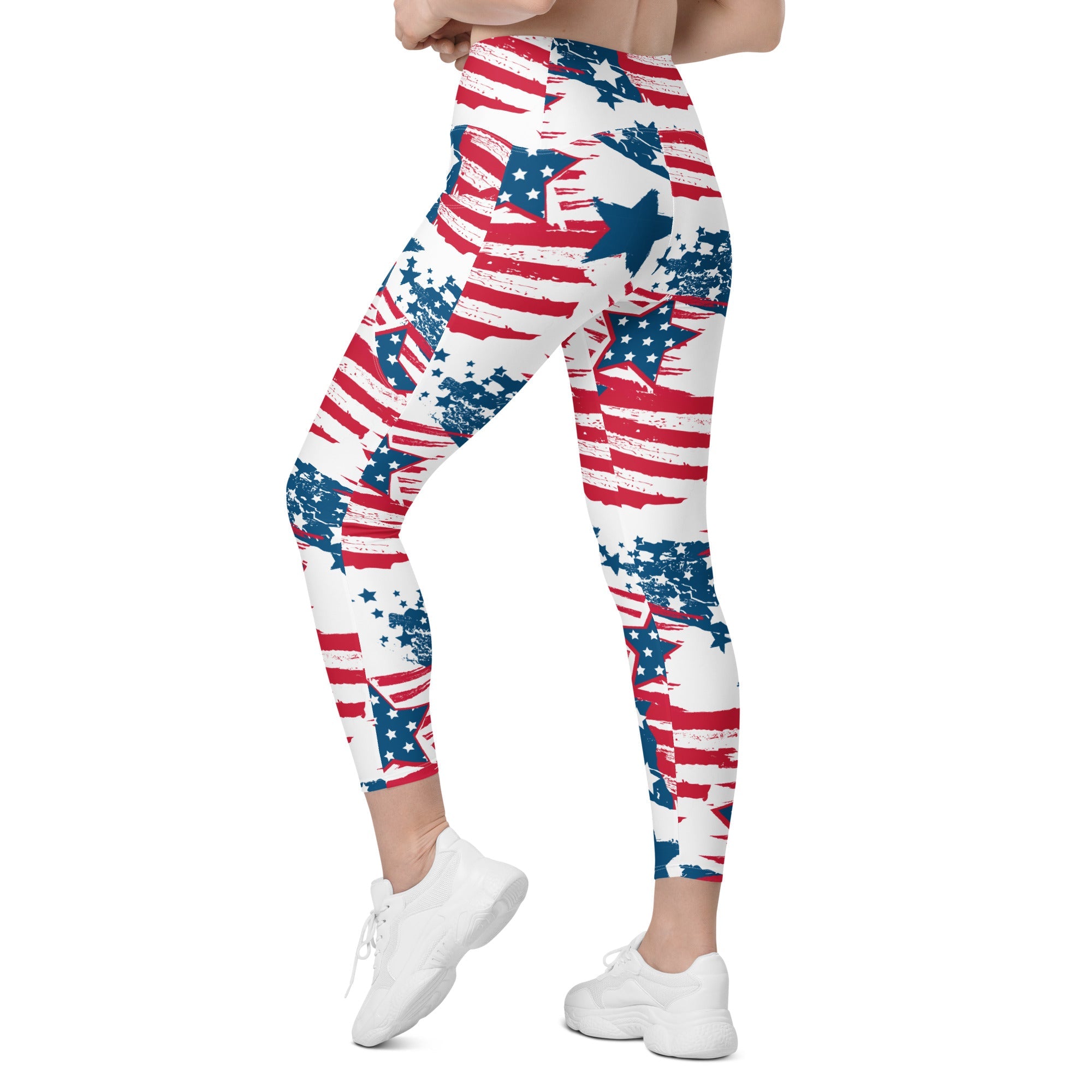 Patriotic Pride Leggings With Pockets