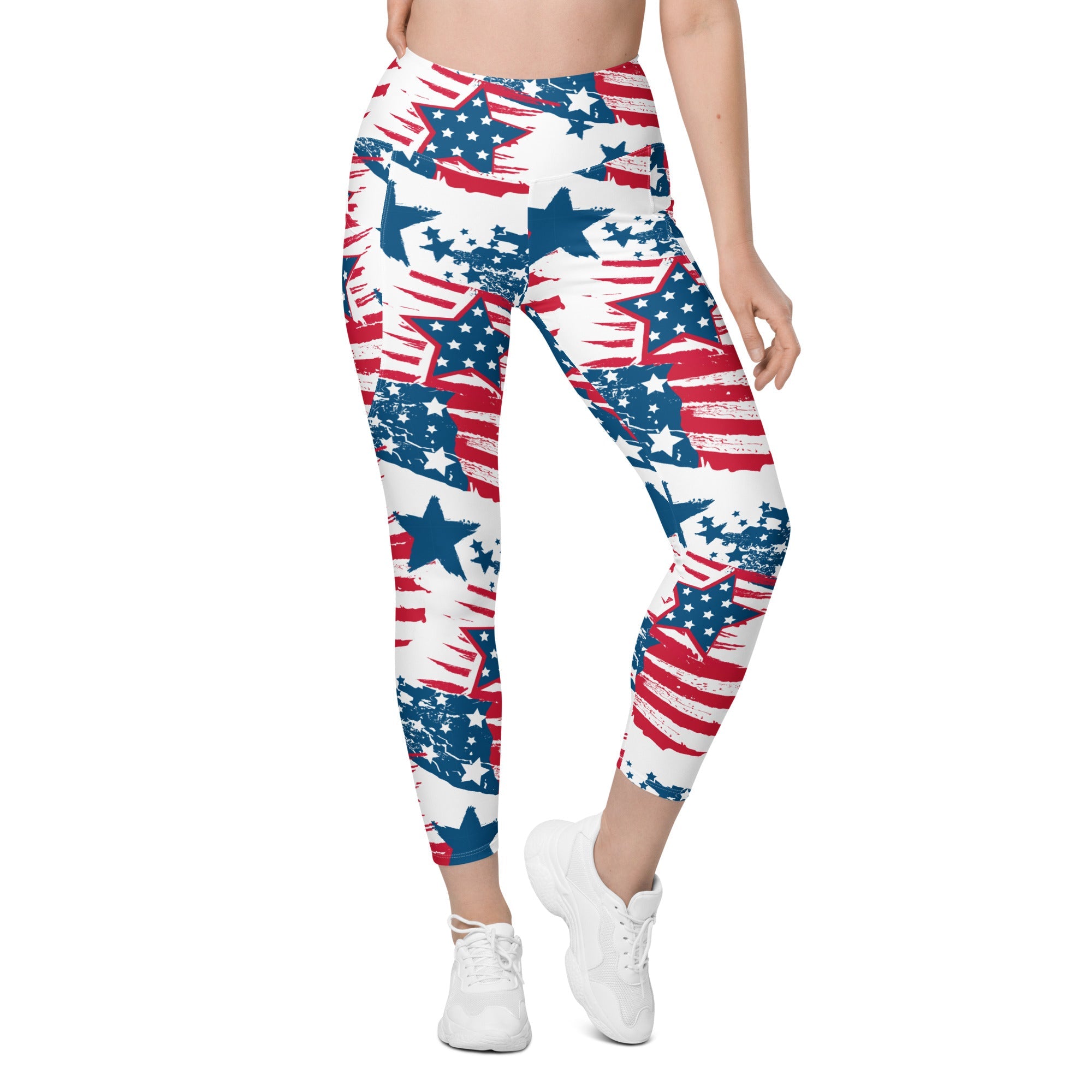 Patriotic Pride Leggings With Pockets