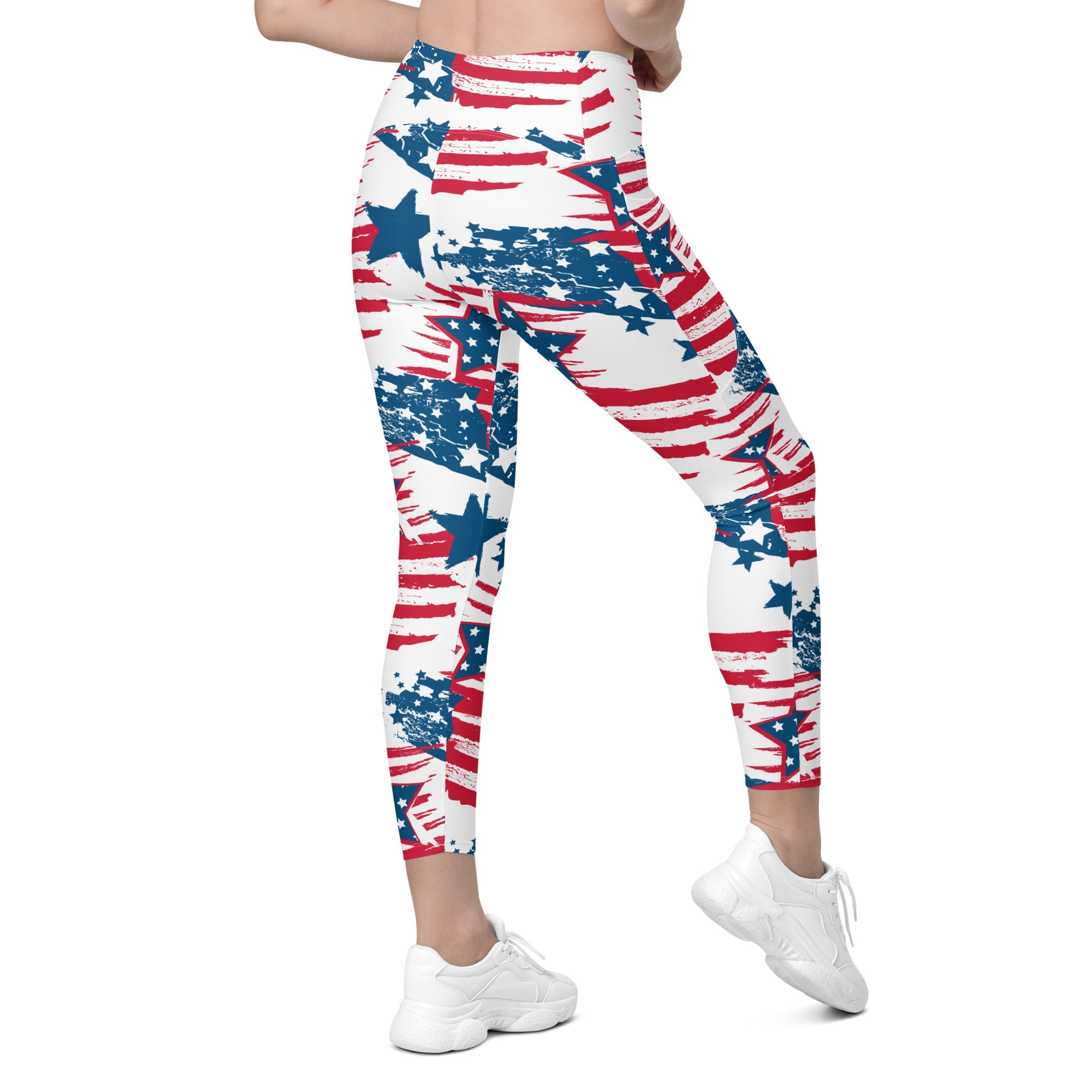 Patriotic Pride Leggings With Pockets