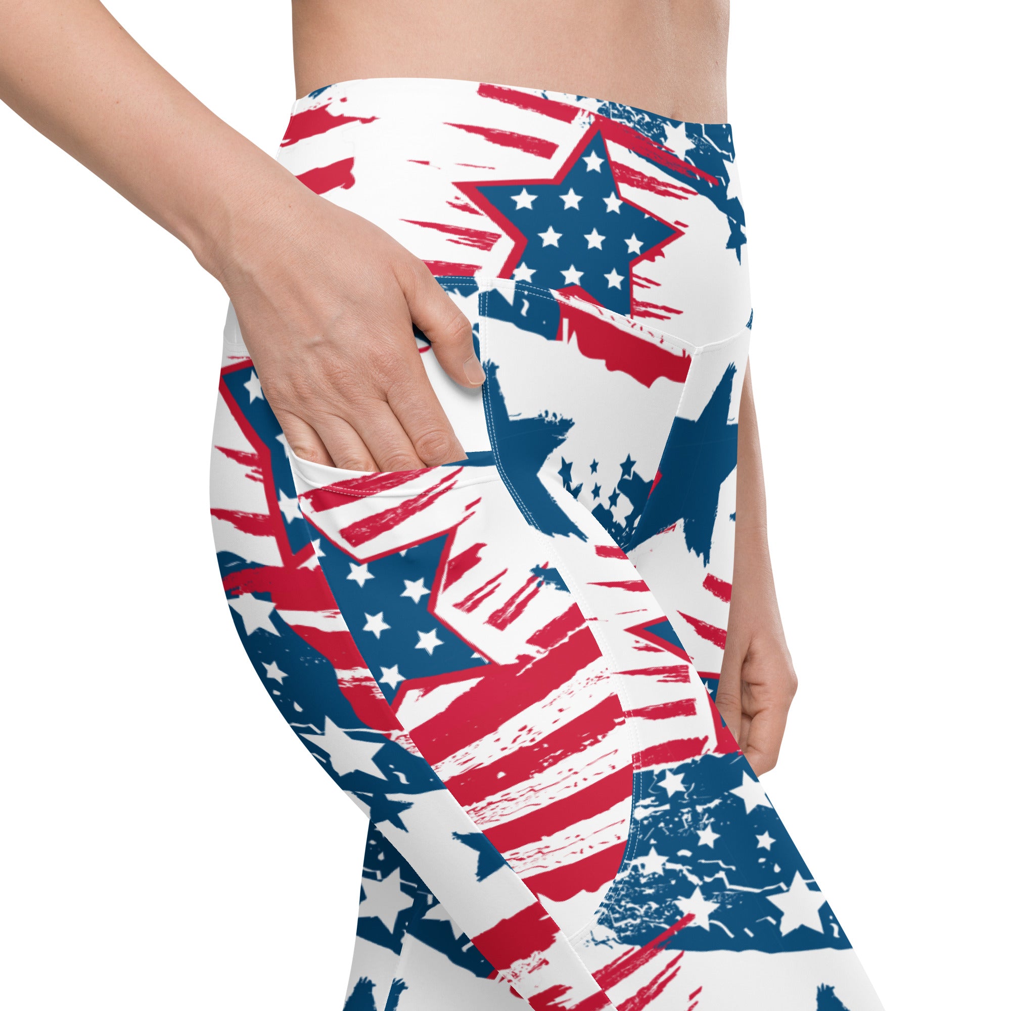 Patriotic Pride Leggings With Pockets