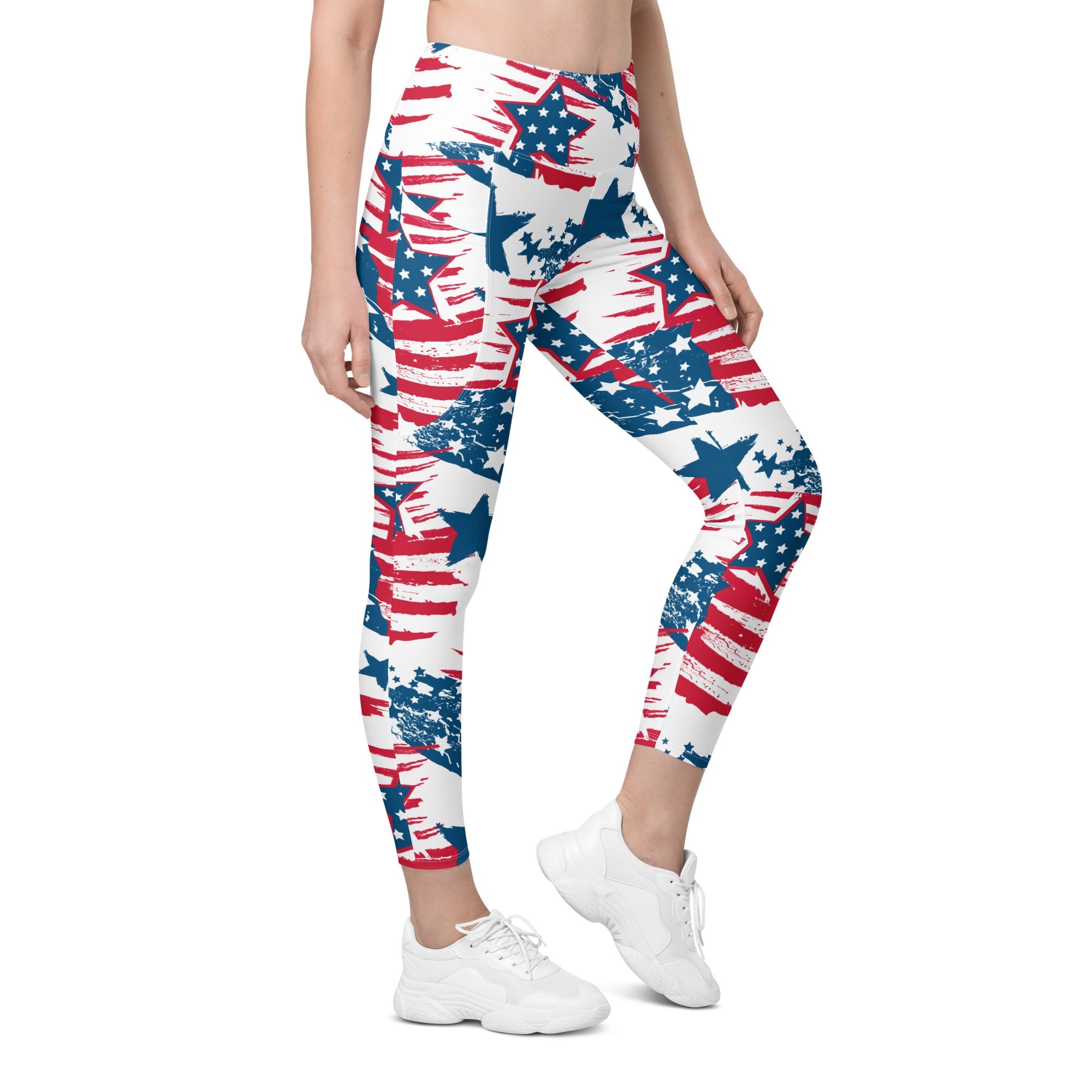 Patriotic Pride Leggings With Pockets