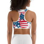 Patriotic Pride Sports Bra