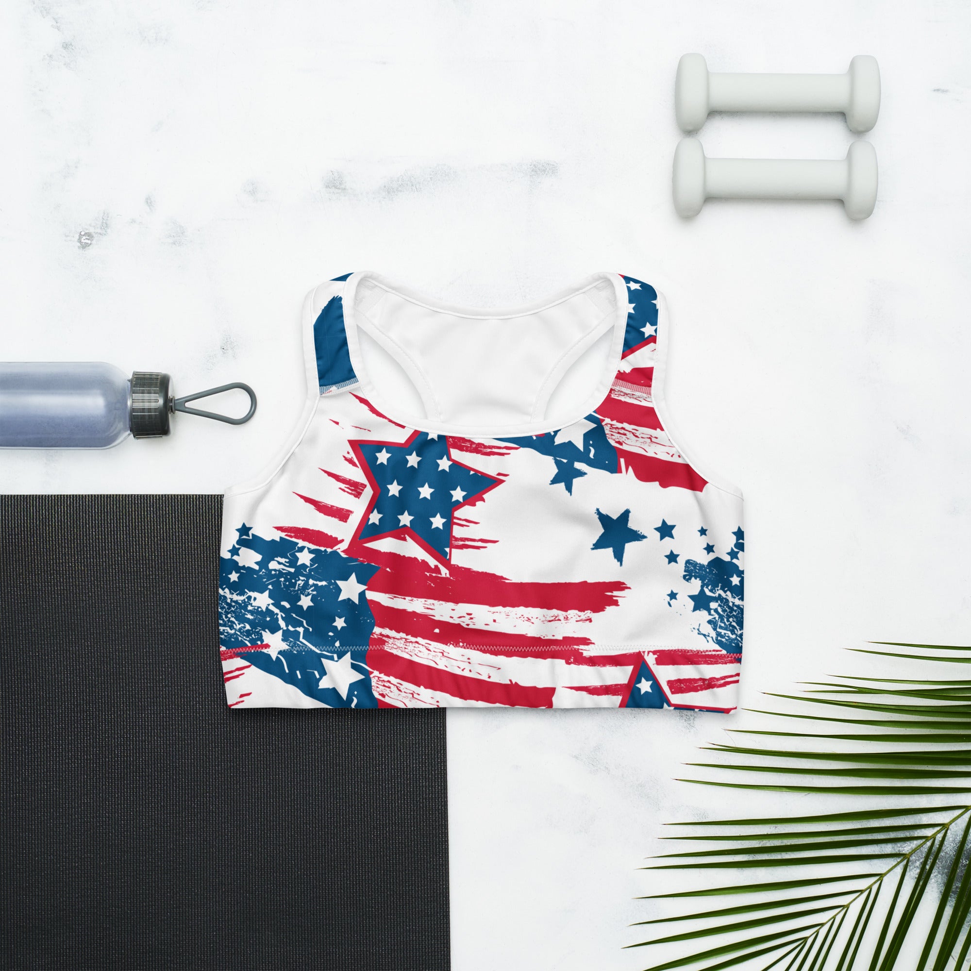 Patriotic Pride Sports Bra