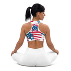 Patriotic Pride Sports Bra