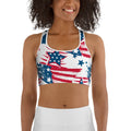 Patriotic Pride Sports Bra