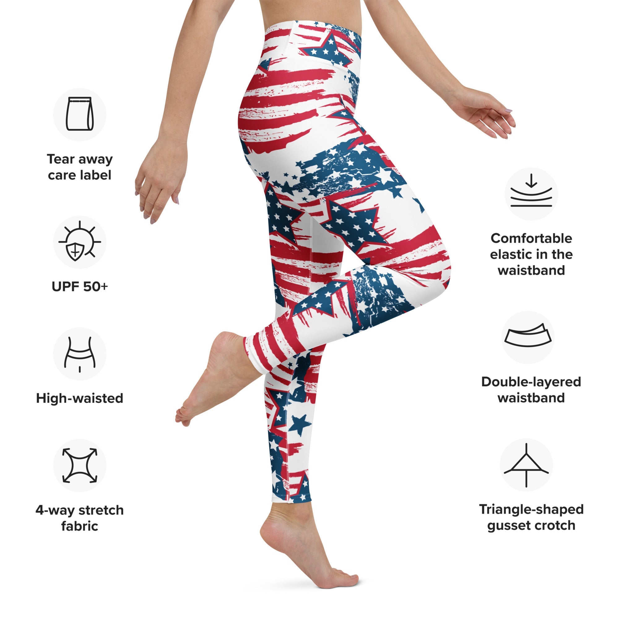 Patriotic Pride Yoga Leggings