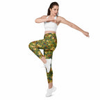 Paw Camo Leggings With Pockets