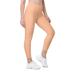 Peach Fuzz Leggings With Pockets