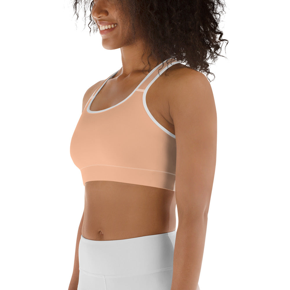 Peach Fuzz Sports Bra