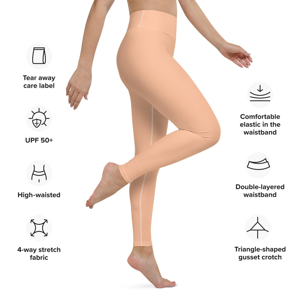 Peach Fuzz Yoga Leggings