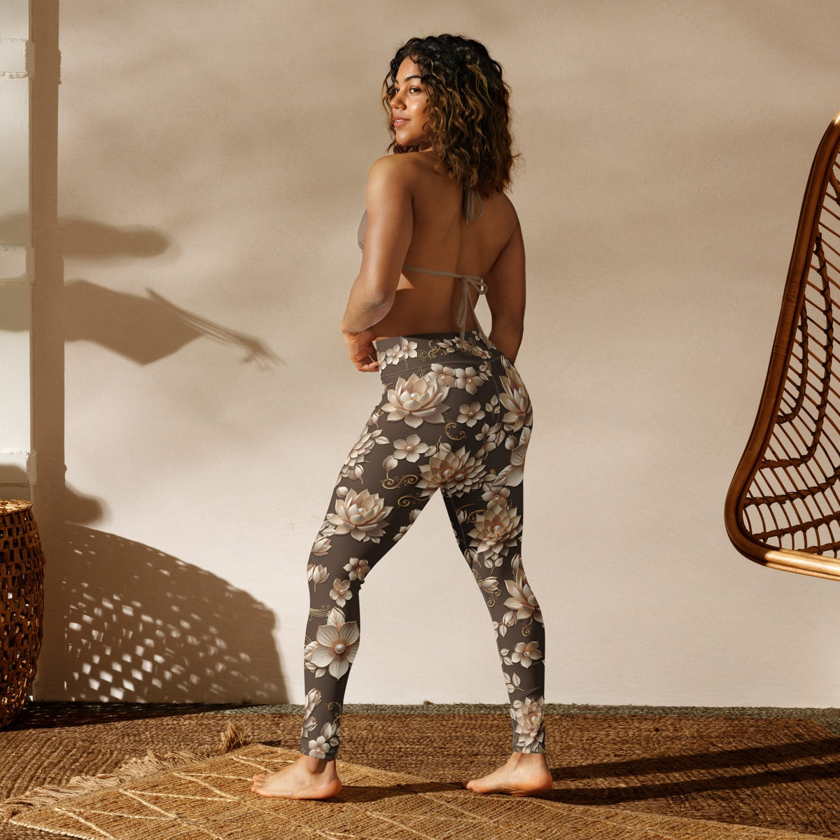 Pearl Lotus Yoga Leggings