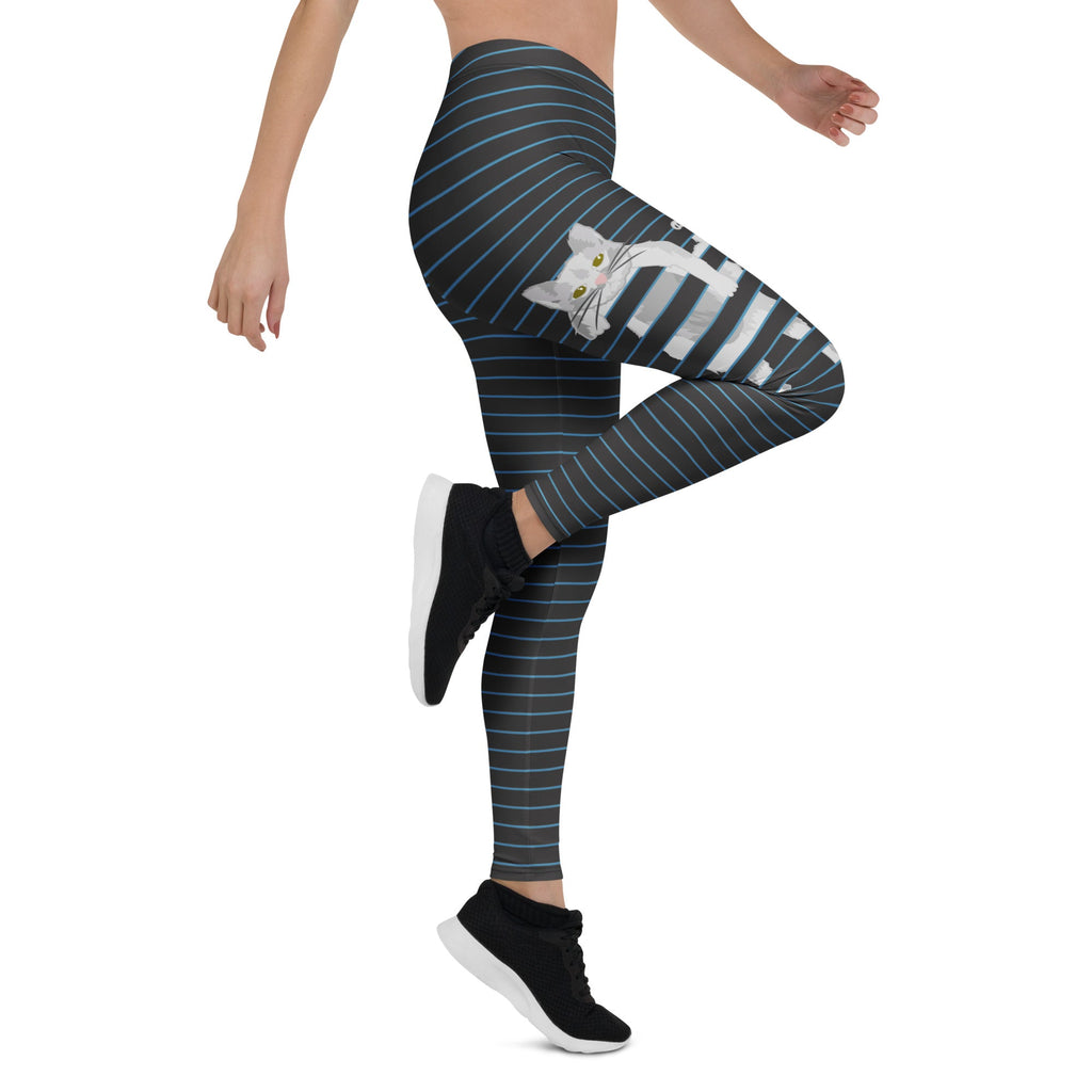 Peek A Boo Cat Leggings
