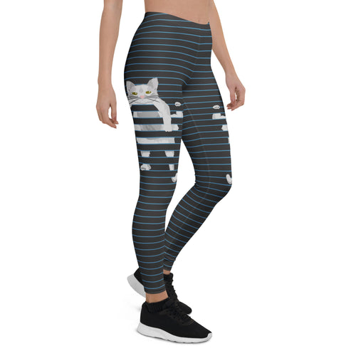Peek A Boo Cat Leggings