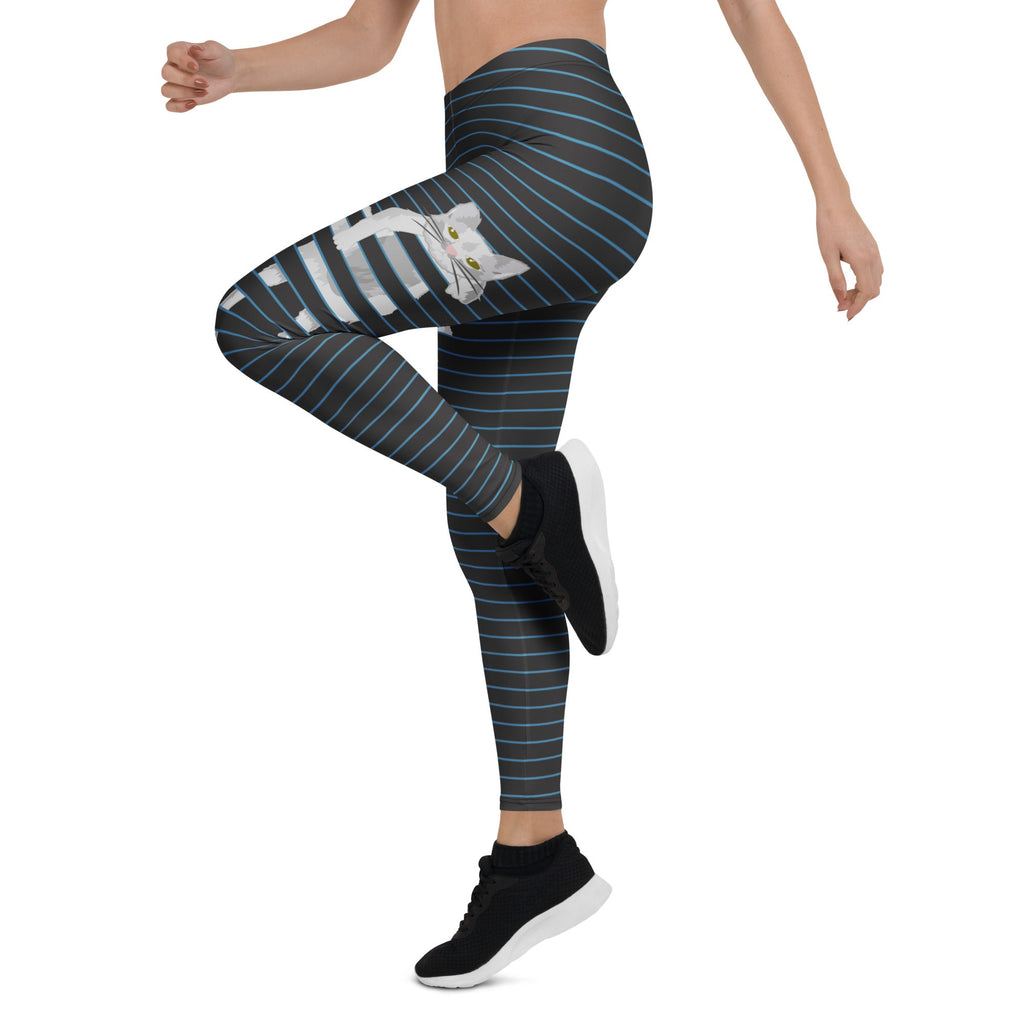 Peek A Boo Cat Leggings