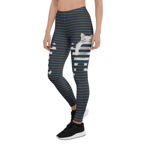 Peek A Boo Cat Leggings