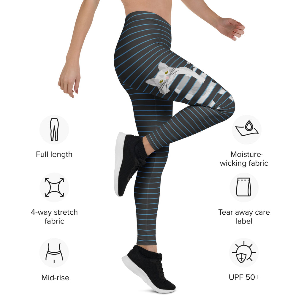 Peek A Boo Cat Leggings