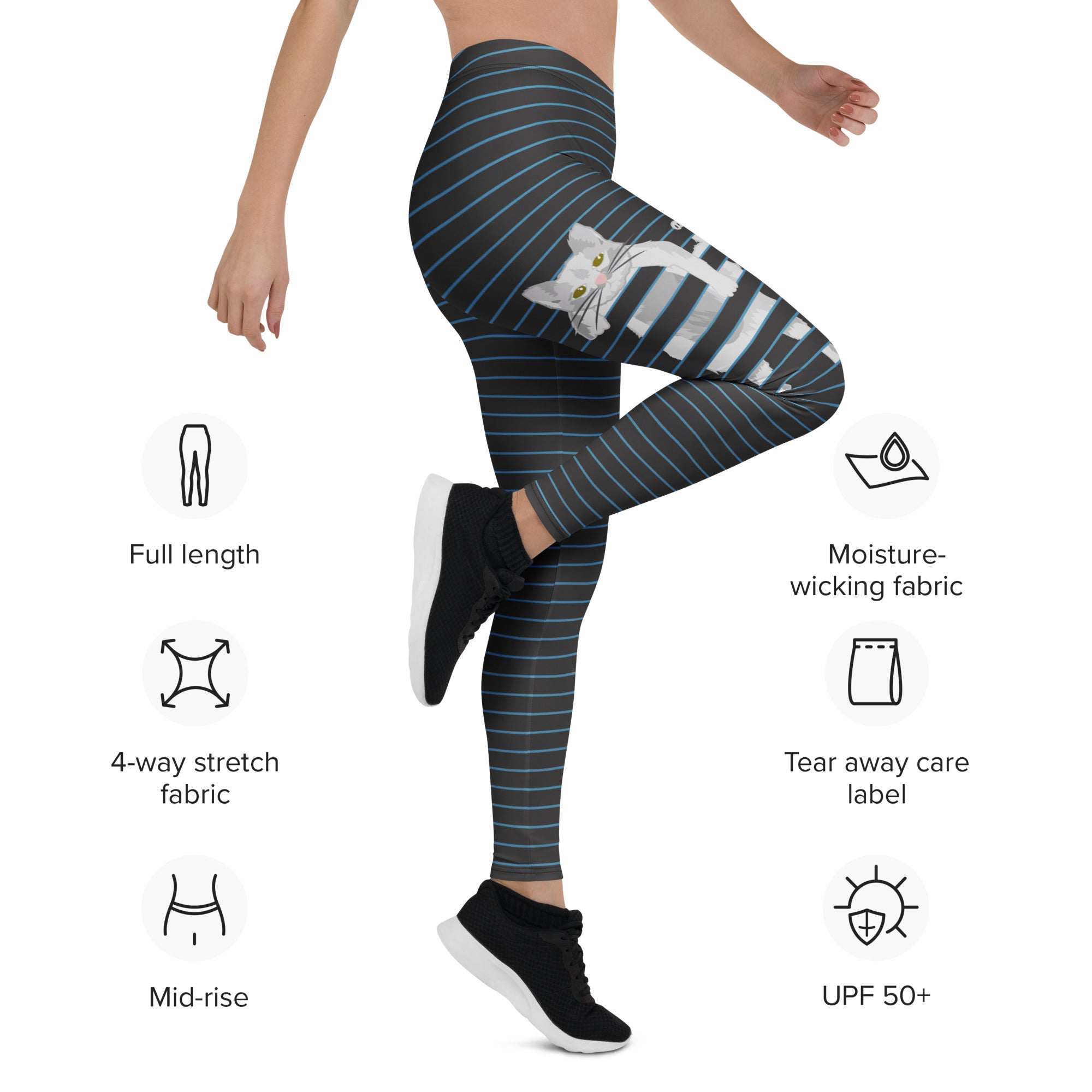 Peek A Boo Cat Leggings