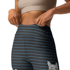 Peek A Boo Cat Yoga Leggings