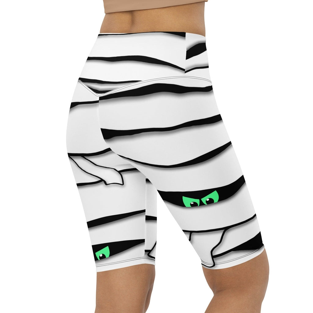 Peek-a-Boo Mummy Biker Shorts