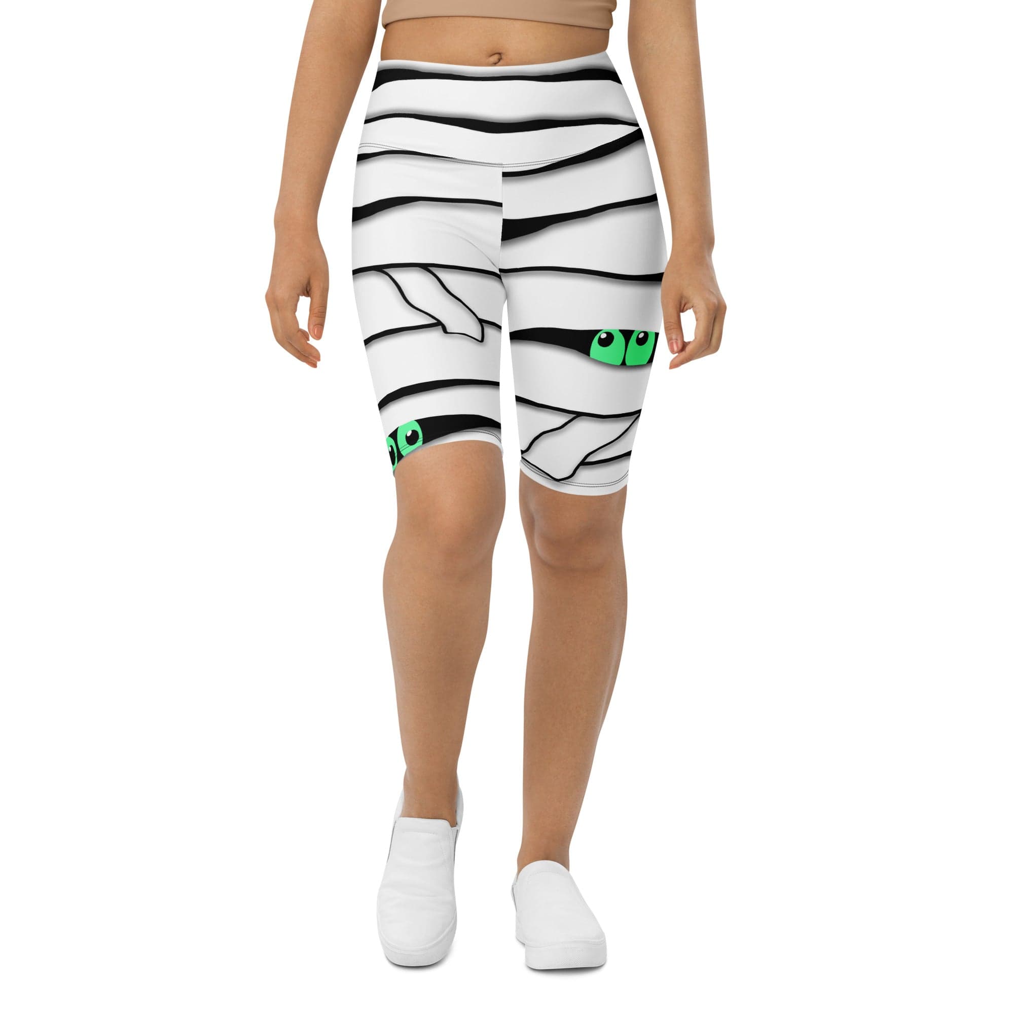 Peek-a-Boo Mummy Biker Shorts