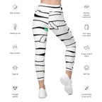 Peek-a-Boo Mummy Leggings With Pockets