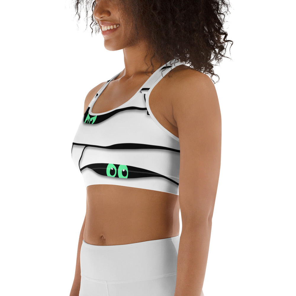 Peek-a-Boo Mummy Sports Bra