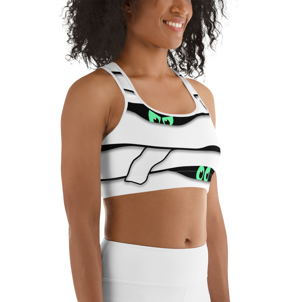 Peek-a-Boo Mummy Sports Bra