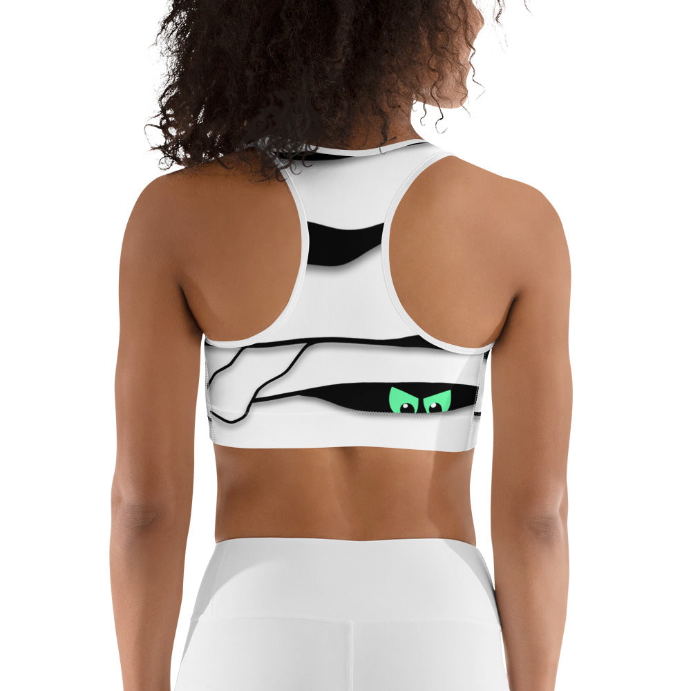 Peek-a-Boo Mummy Sports Bra