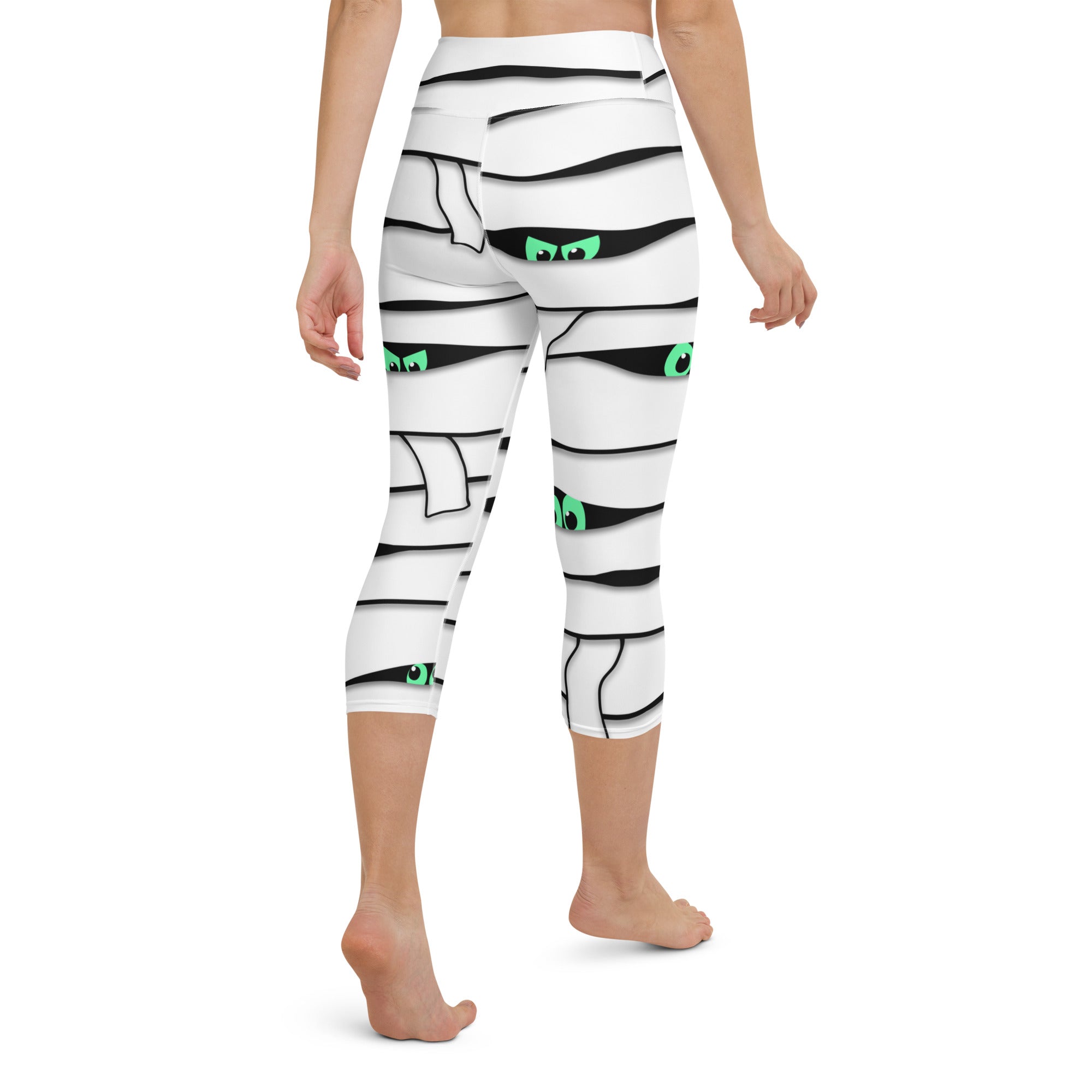 Peek-a-Boo Mummy Yoga Capris