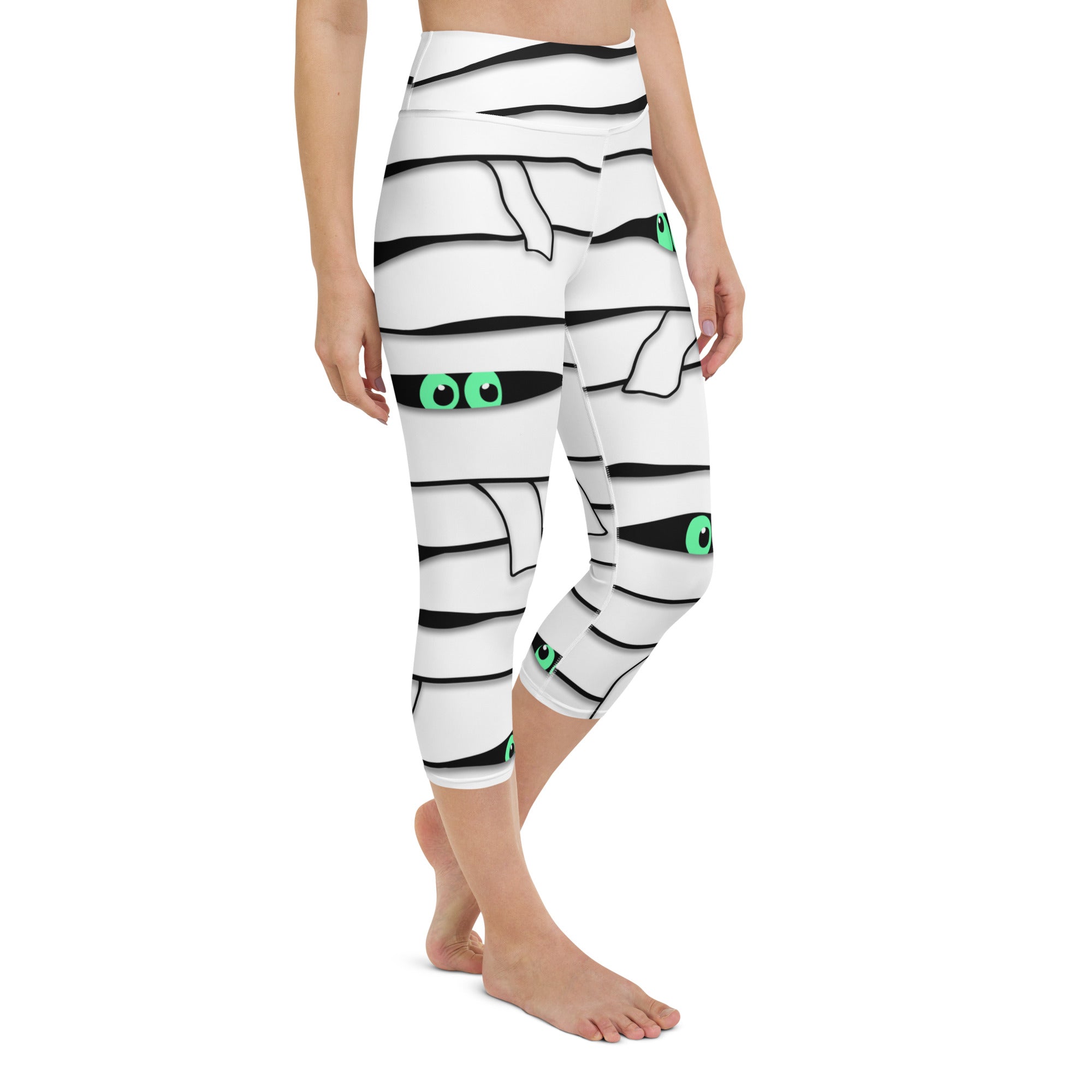 Peek-a-Boo Mummy Yoga Capris