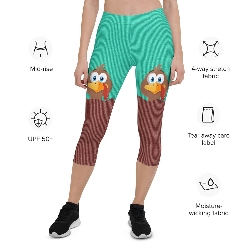 Peeking Turkey Capris