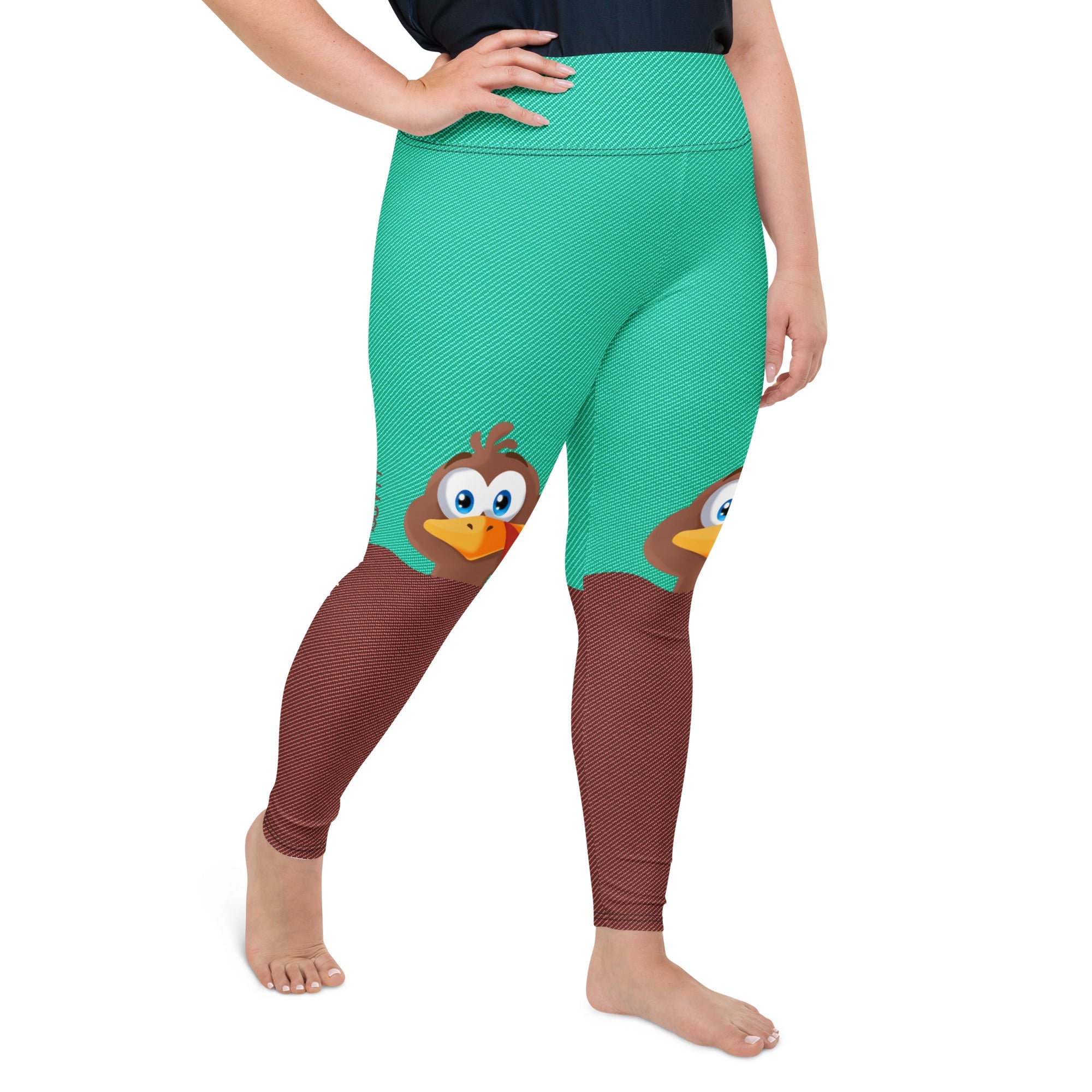 Peeking Turkey Plus Size Leggings