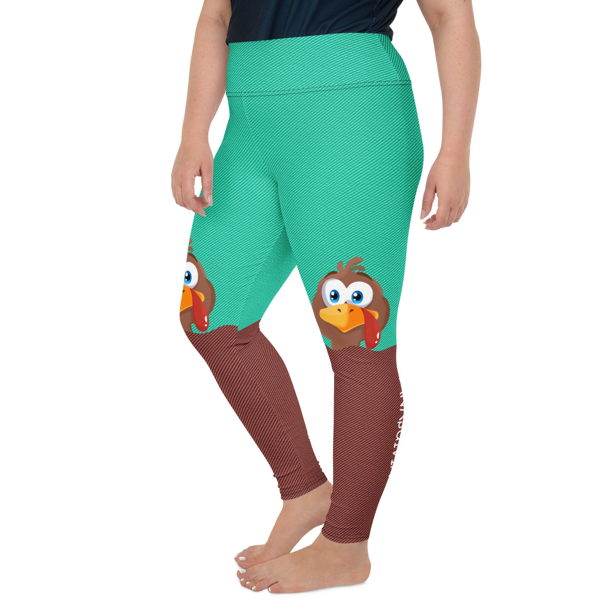 Peeking Turkey Plus Size Leggings