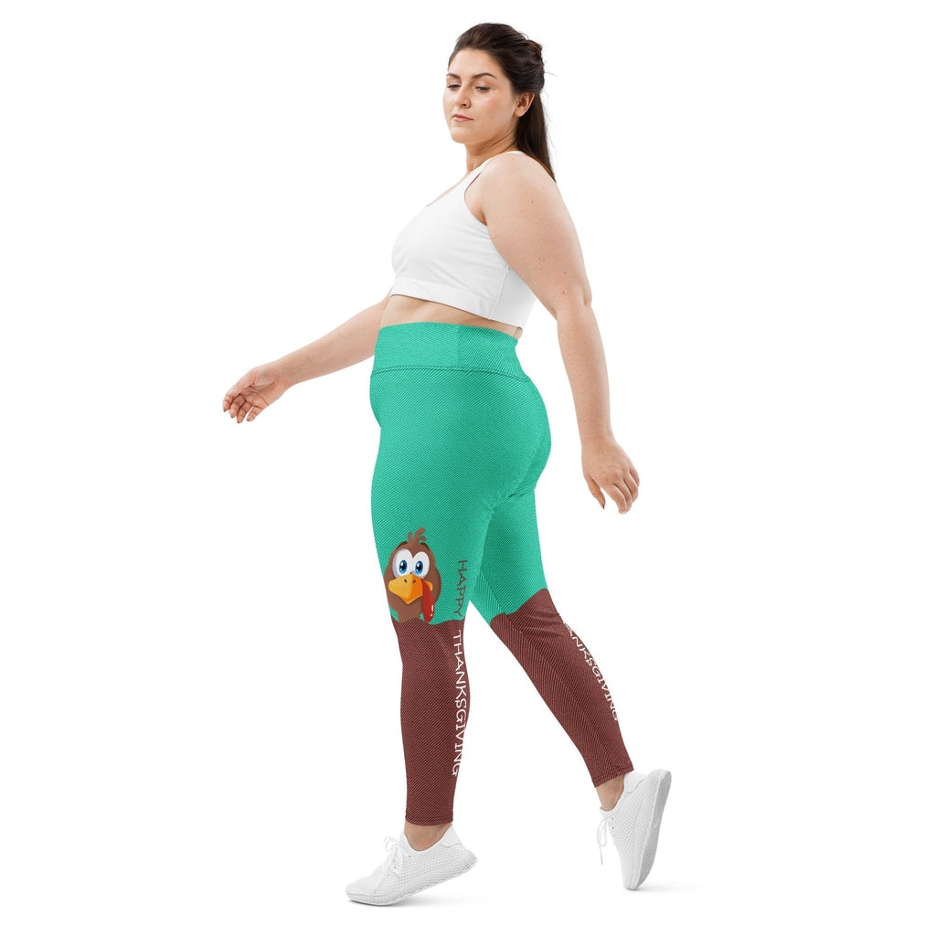 Peeking Turkey Plus Size Leggings