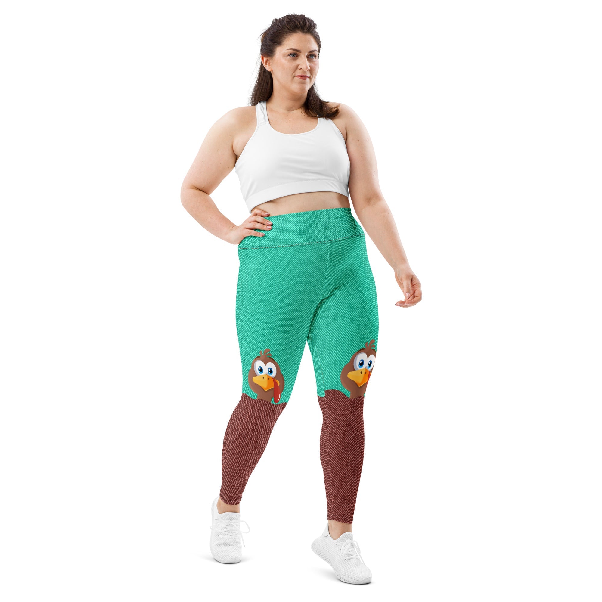 Peeking Turkey Plus Size Leggings