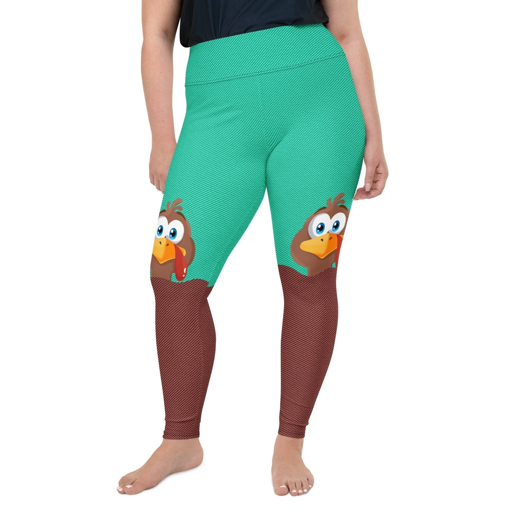 Peeking Turkey Plus Size Leggings