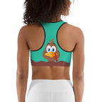 Peeking Turkey Sports Bra