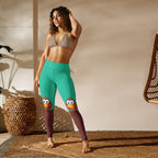 Peeking Turkey Yoga Leggings