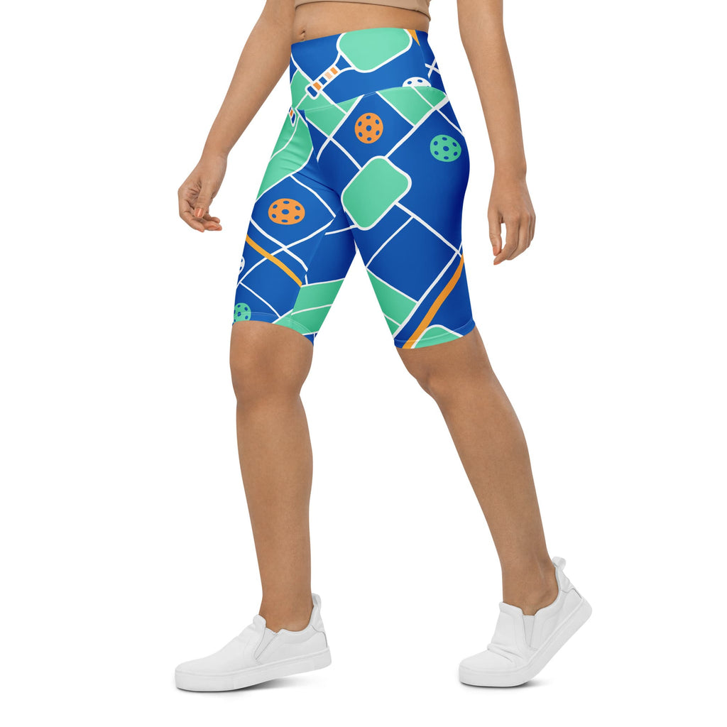 Pickleball Inspired Biker Shorts