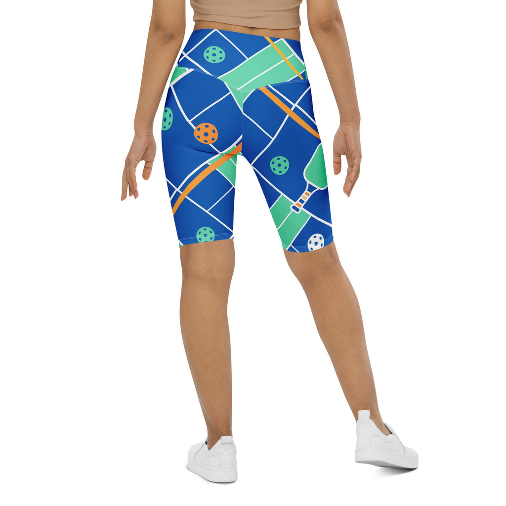 Pickleball Inspired Biker Shorts
