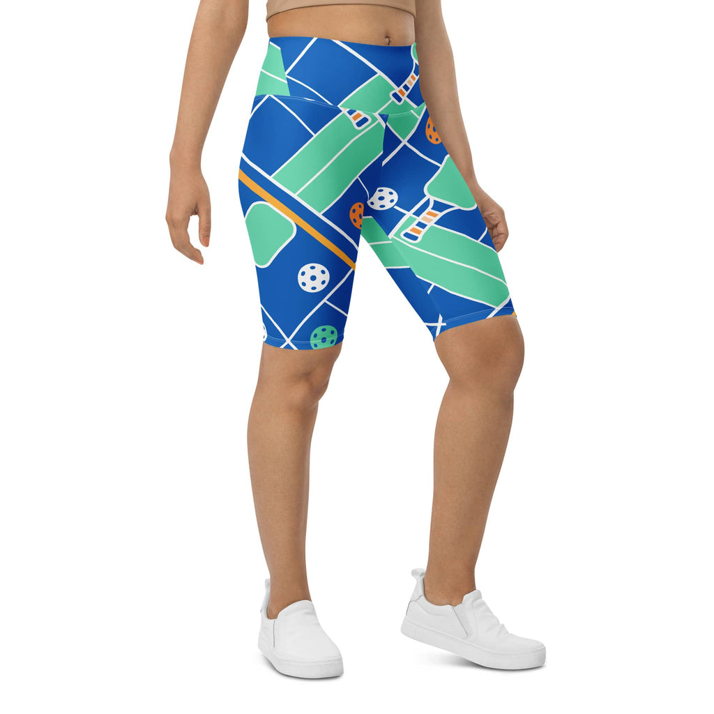 Pickleball Inspired Biker Shorts