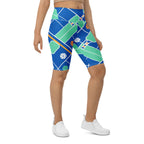 Pickleball Inspired Biker Shorts