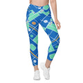 Pickleball Inspired Crossover Leggings With Pockets