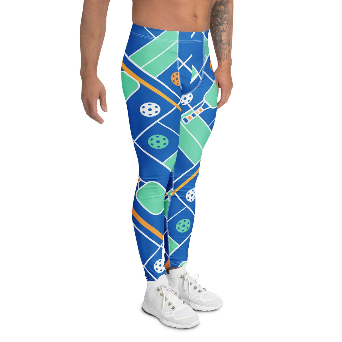 Pickleball Inspired Men's Leggings
