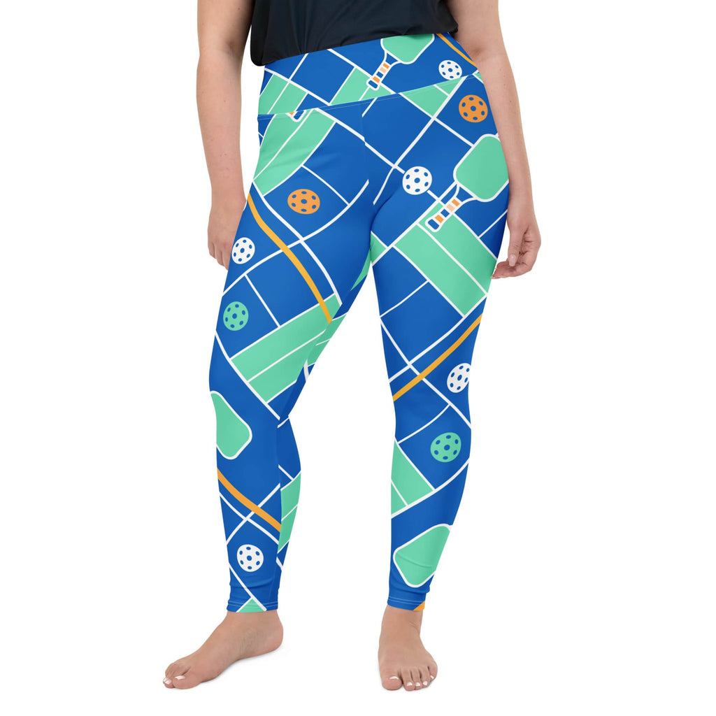 Pickleball Inspired Plus Size Leggings